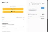 MRLDoll coupon verification screenshot