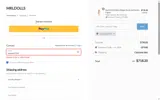 MRLDoll coupon verification screenshot