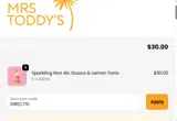 MRSTODDYS coupon verification screenshot