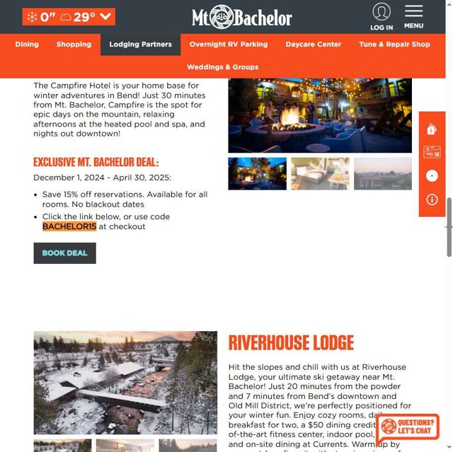 Mt. Bachelor checkout page showing Mt. Bachelor discount code box | Screenshot taken by SimplyCodes community member on May 27, 2025