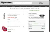 NHLSCORE coupon verification screenshot