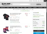Montreal Canadiens Shop coupon verification screenshot