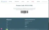 Welcome coupon verification screenshot