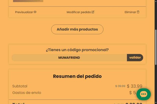 MUMABLUE checkout page showing MUMABLUE discount code box | Screenshot taken by SimplyCodes community member on Jul 22, 2025