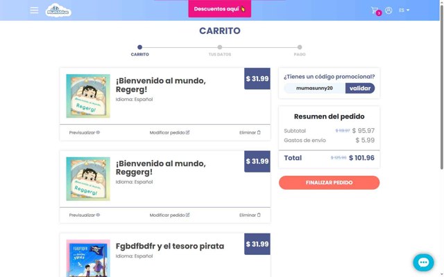 MUMABLUE checkout page showing MUMABLUE discount code box | Screenshot taken by SimplyCodes community member on Aug 7, 2025