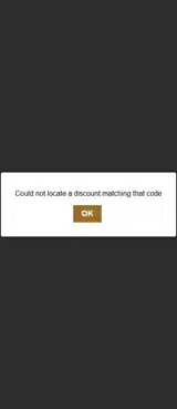 Munson's Chocolates coupon verification screenshot