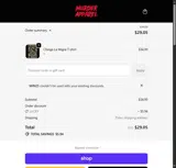 MIN25 coupon verification screenshot