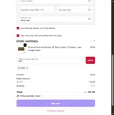 VOC coupon verification screenshot