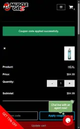 JKBURRUS coupon verification screenshot