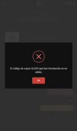 GLS25 coupon verification screenshot