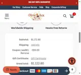 SAS50 coupon verification screenshot