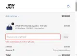 Musthavejoy coupon verification screenshot