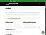MuzicNotez coupon verification screenshot