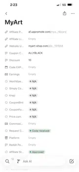 ALLYBLACK coupon verification screenshot