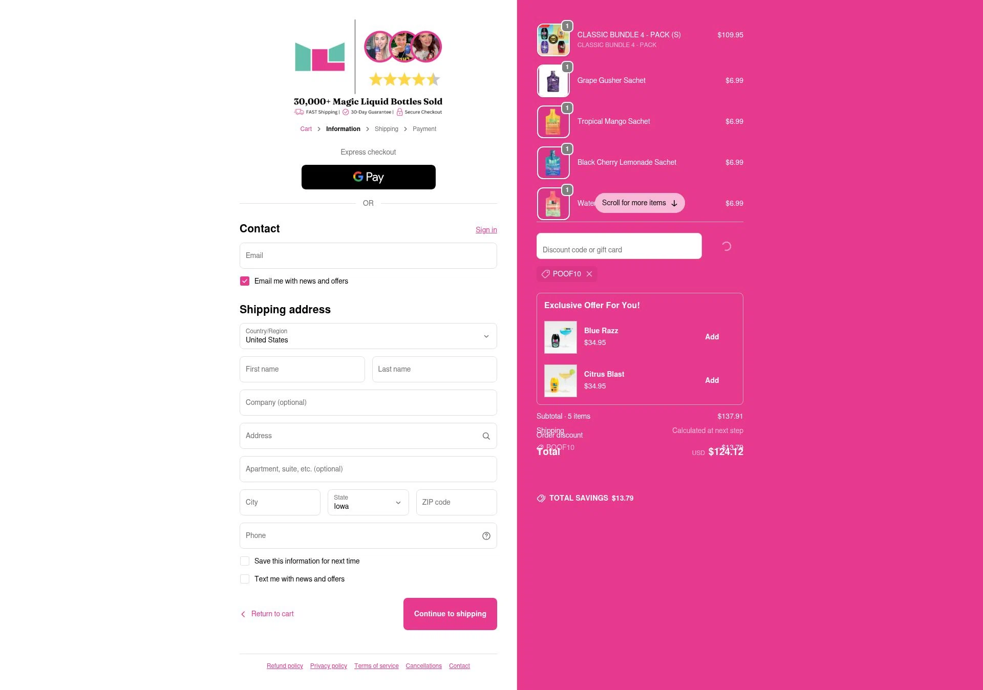 Mycolean checkout page showing Mycolean discount code box | Screenshot taken by SimplyCodes community member on Feb 6, 2026