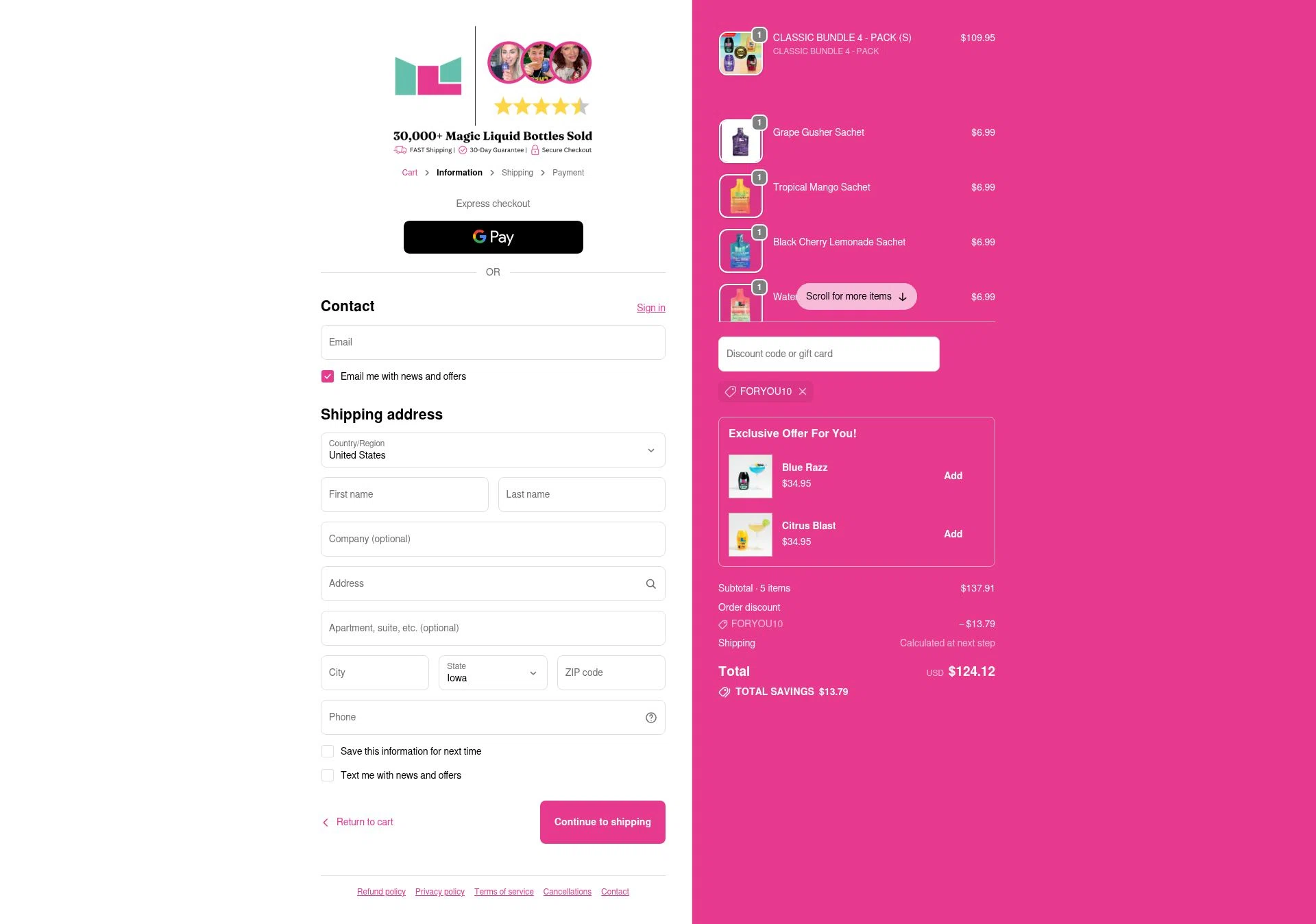 Mycolean checkout page showing Mycolean discount code box | Screenshot taken by SimplyCodes community member on Feb 6, 2026