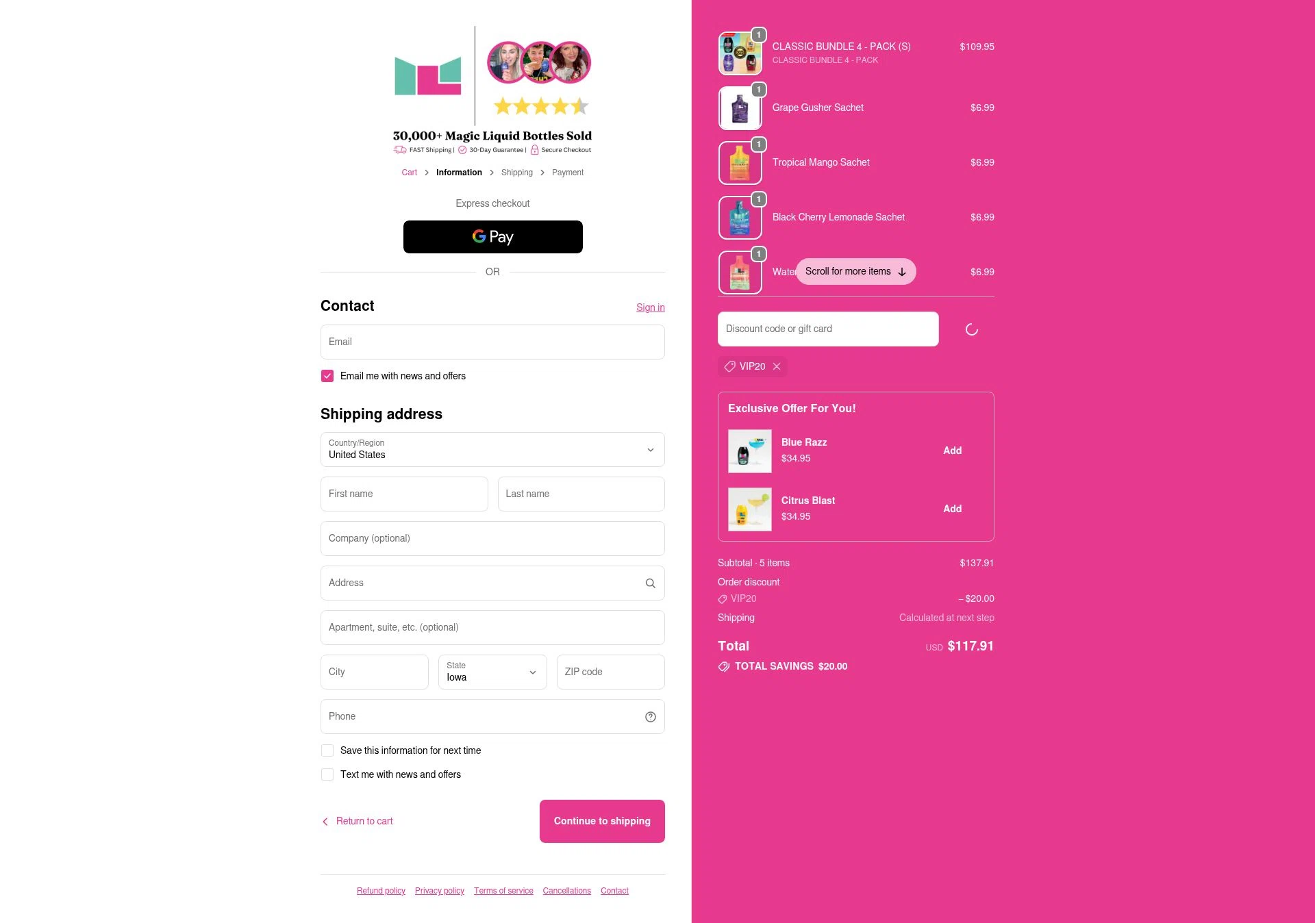 Mycolean checkout page showing Mycolean discount code box | Screenshot taken by SimplyCodes community member on Feb 6, 2026