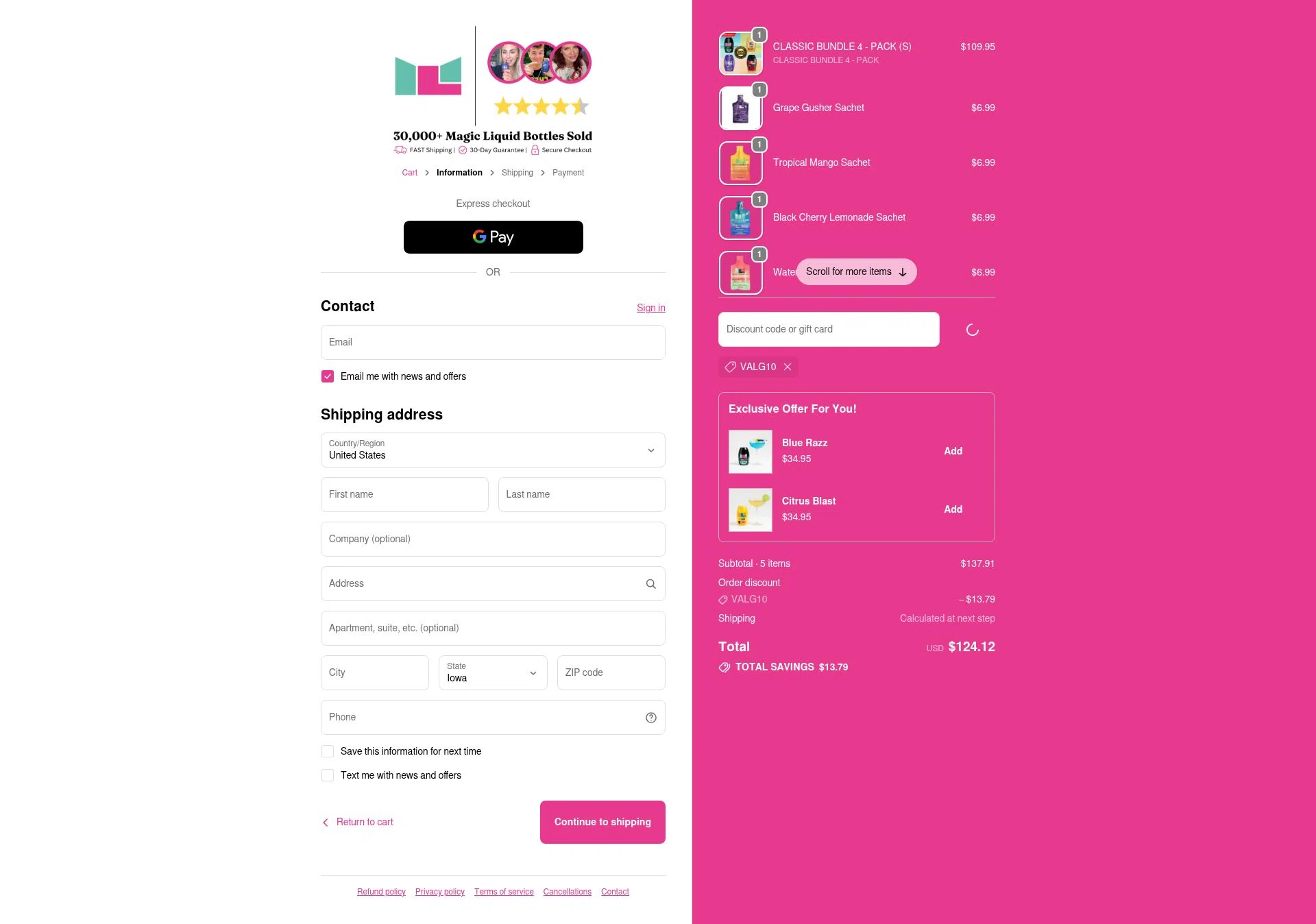 Mycolean checkout page showing Mycolean discount code box | Screenshot taken by SimplyCodes community member on Feb 6, 2026