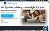 MyDataRemoval coupon verification screenshot