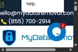 MyDataRemoval coupon verification screenshot