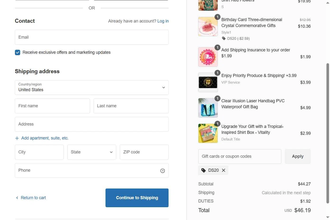 MyfaceTshirt checkout page showing MyfaceTshirt coupon code box | Screenshot taken by SimplyCodes community member on Nov 14, 2025