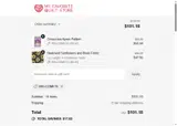 My Favorite Quilt Store coupon verification screenshot