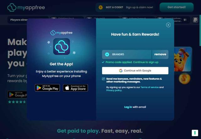 MyFreeApp checkout page showing MyFreeApp promo code box | Screenshot taken by SimplyCodes community member on Aug 12, 2025
