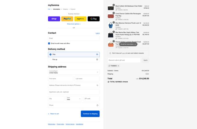 myGemma checkout page showing myGemma coupon code box | Screenshot taken by SimplyCodes community member on Sep 8, 2025