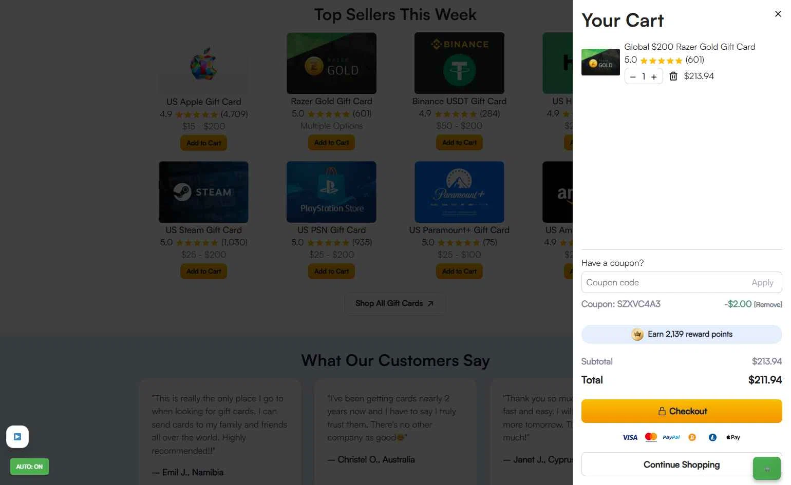 MyGiftCardSupply checkout page showing MyGiftCardSupply promo code box | Screenshot taken by SimplyCodes community member on Jan 28, 2026