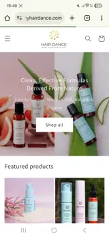 Hair Dance coupon verification screenshot