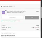 hero10 coupon verification screenshot