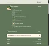 GIFTCARD20 coupon verification screenshot