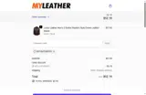 MYLEATHER10 coupon verification screenshot