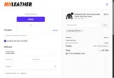 MYLEATHER10 coupon verification screenshot