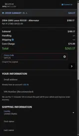 gift25 coupon verification screenshot