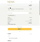NEWA coupon verification screenshot