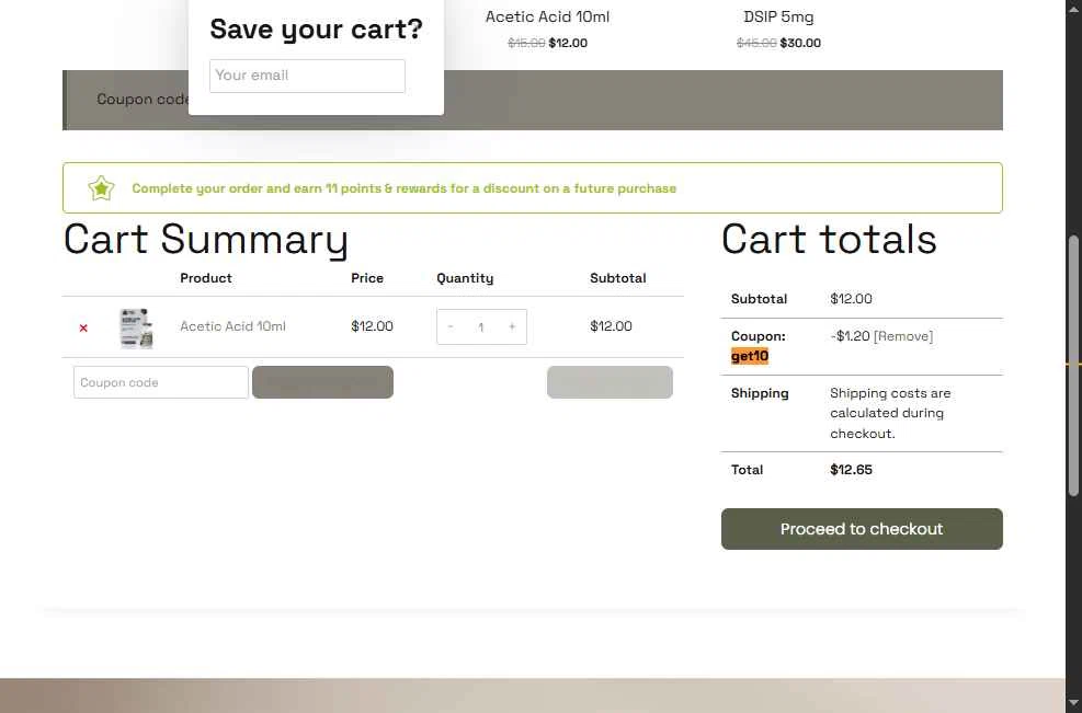 My Oasis Labs checkout page showing My Oasis Labs promo code box | Screenshot taken by SimplyCodes community member on Jan 21, 2026