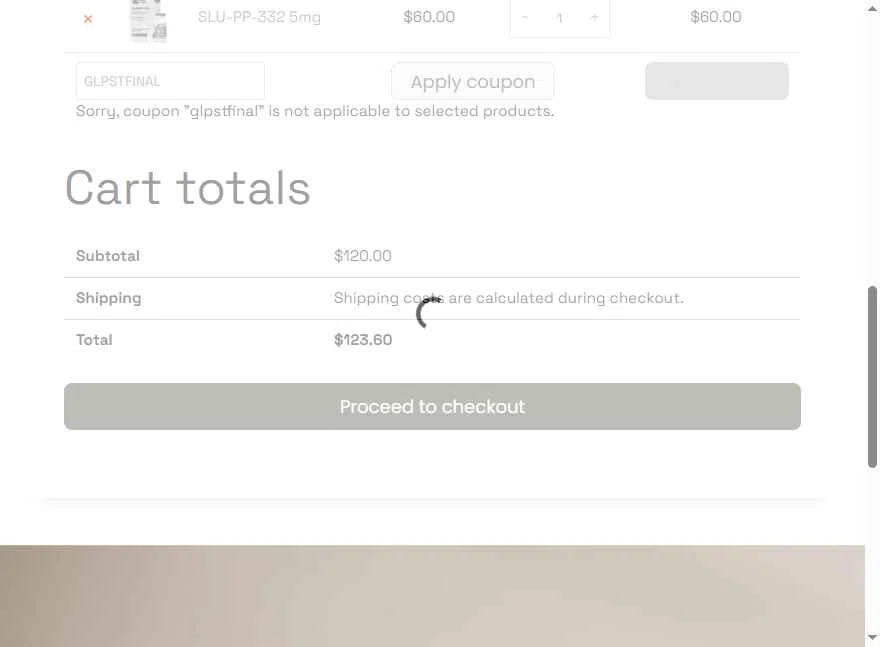 My Oasis Labs checkout page showing My Oasis Labs promo code box | Screenshot taken by SimplyCodes community member on Feb 2, 2026