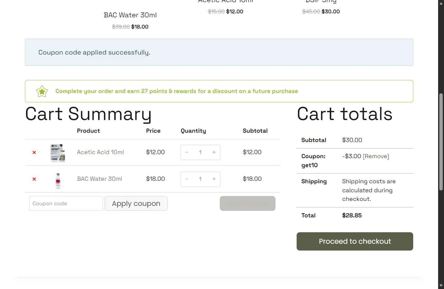 My Oasis Labs checkout page showing My Oasis Labs promo code box | Screenshot taken by SimplyCodes community member on Feb 1, 2026