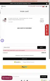 20MAY2025 coupon verification screenshot