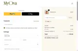 MyOva coupon verification screenshot