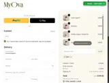 MyOva coupon verification screenshot