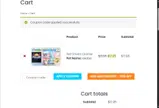WELCOMEBACK coupon verification screenshot