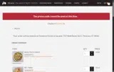 HALFPASTA coupon verification screenshot