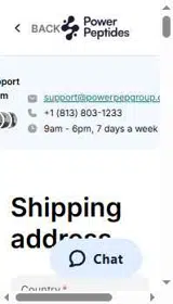 Power Peptides coupon verification screenshot
