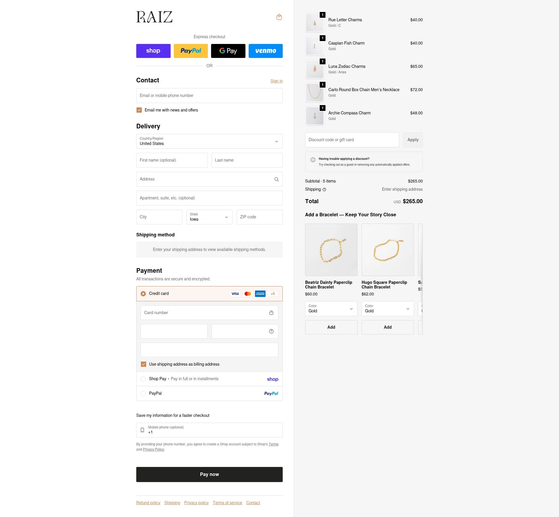 Raiz checkout page showing Raiz promo code box | Screenshot taken by SimplyCodes community member on Feb 18, 2026