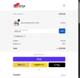 MYSA Natural Wine coupon verification screenshot