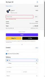 SHAZLENE20 coupon verification screenshot