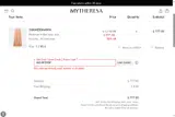 MZJW33DF coupon verification screenshot