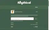 Mythical Store coupon verification screenshot